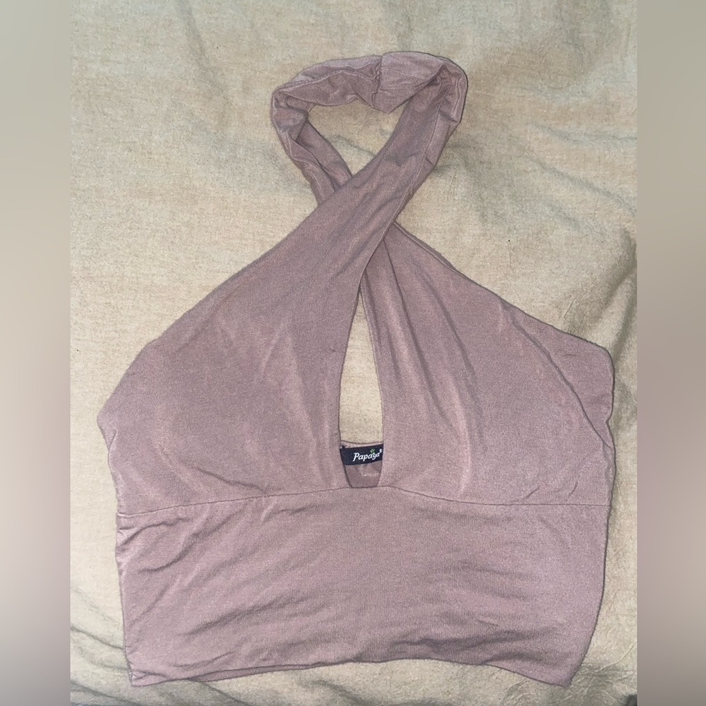 Pink crop top